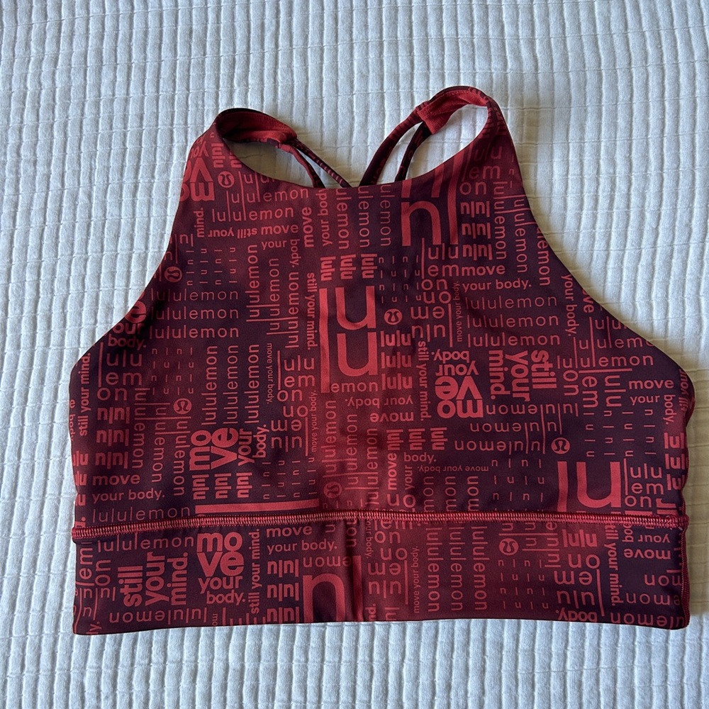Lululemon Energy High-Neck Longline Bra